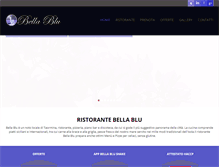 Tablet Screenshot of bellablutaormina.com